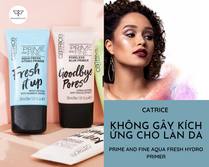 Kem Lót Catrice Xanh Prime & Fine Aqua Fresh Hydro Primer 30ml Kem Lót Catrice Xanh Prime & Fine Aqua Fresh Hydro Primer 30ml