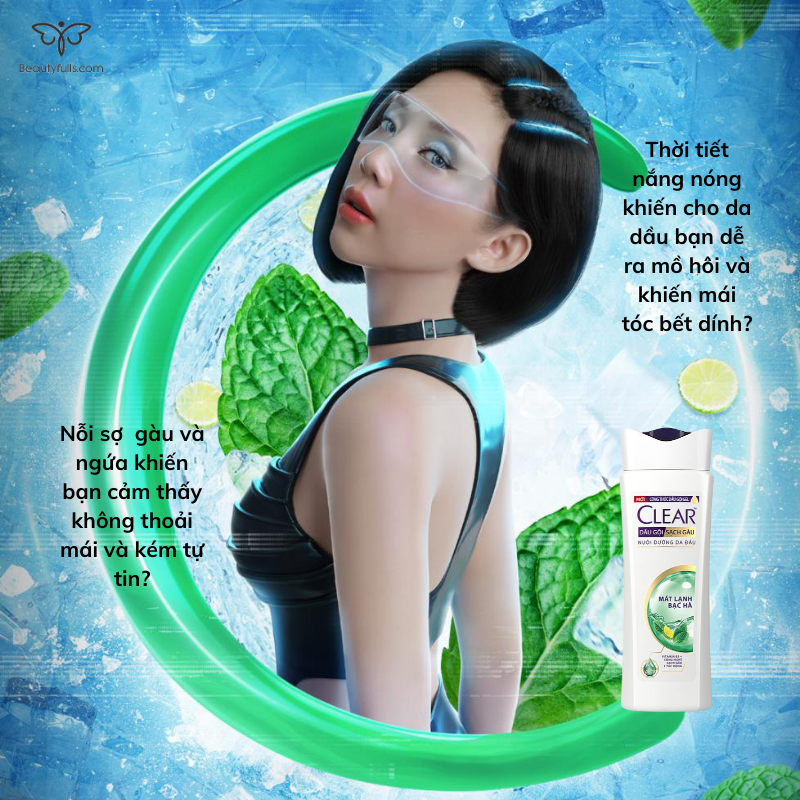 dầu gội đầu clear