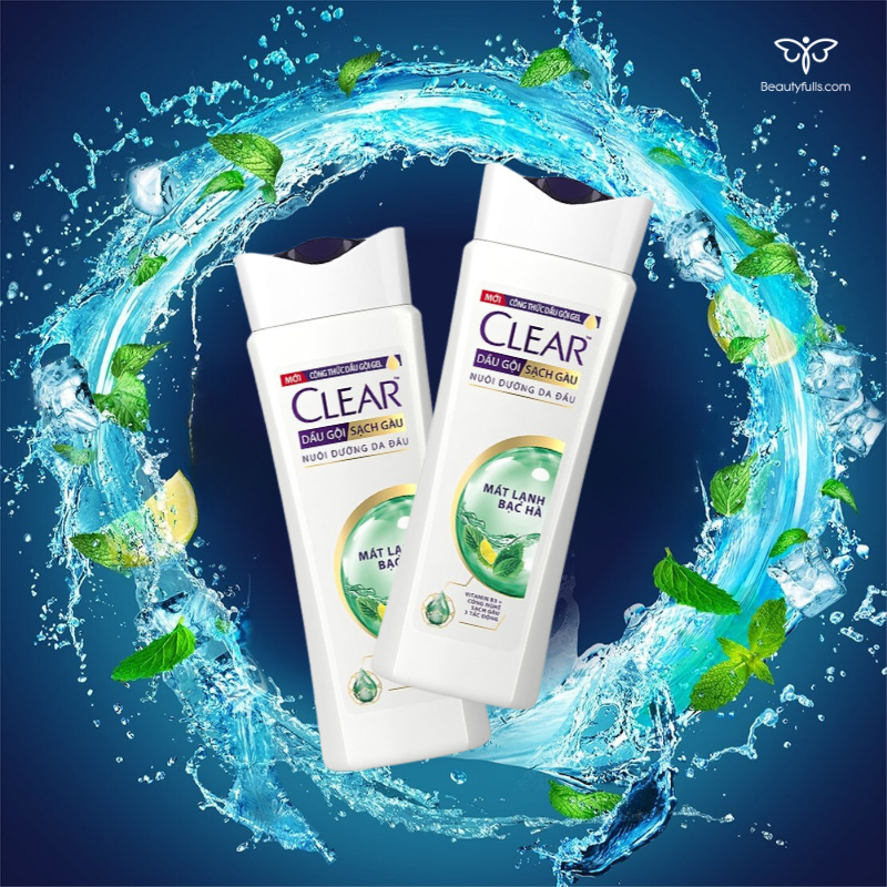 dầu gội clear trị gàu