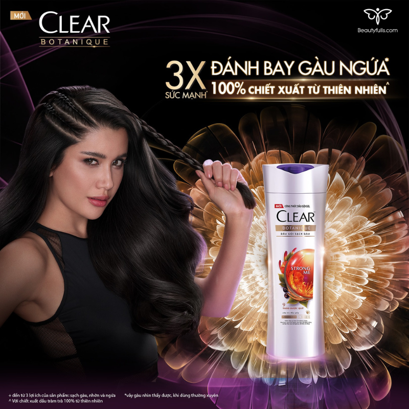 dầu gội clear 9 loại thảo dược