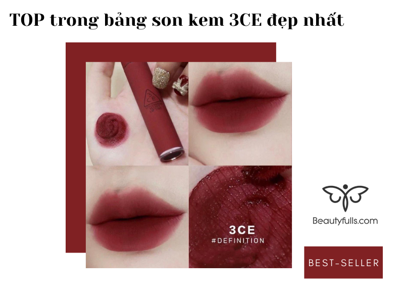 3CE Velvet Lip Tint Definition