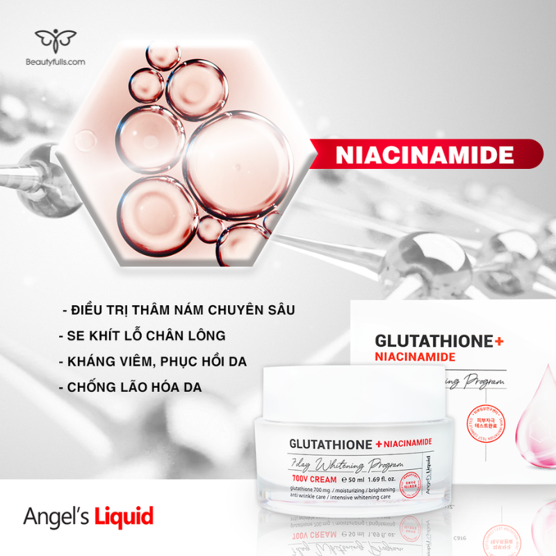 kem-duong-am-angel-s-liquid-glutathione-niacinamide-7day-whitening-program-700-v-cream