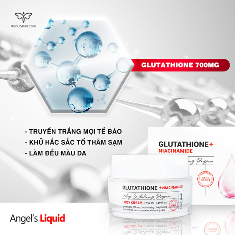 kem-duong-angel-s-liquid-glutathione-niacinamide-7day-whitening-program-700-v-cream
