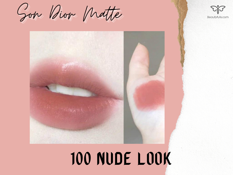 Son Kem Dior Rouge Forever Liquid 100 Forever Nude  Màu Hồng Nude  Vilip  Shop  Mỹ phẩm chính hãng
