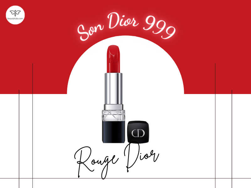Son Dior Rouge Velvet Màu 999  namperfume