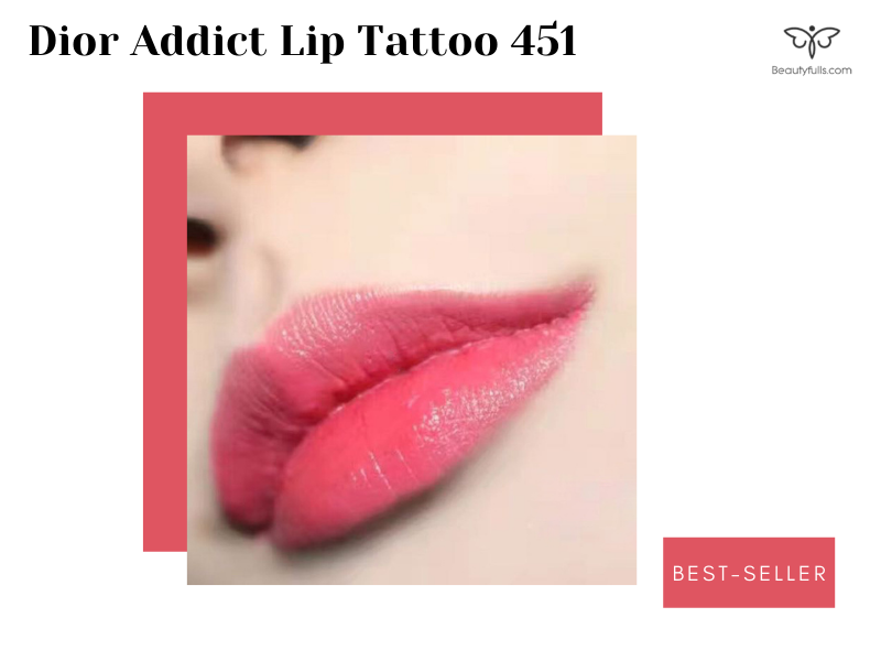 Dior Lip Addict Lip Tattoo in 451 Natural Coral  Maddy Loves