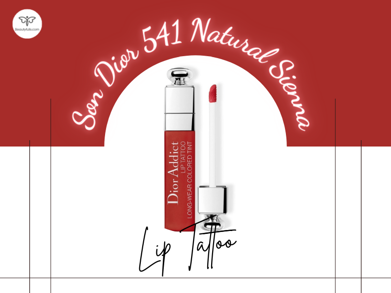 Son Dior Addict Lip Tint Màu 541 Natural Sienna Màu Đỏ Đất Unbox  Mỹ Phẩm  Socutelipstick  Tiệm Socute