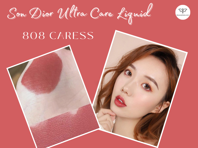 Mua Son Dior Rouge Dior Ultra Care 808 Caress Màu Hồng Cam chính hãng cao  cấp Giá tốt
