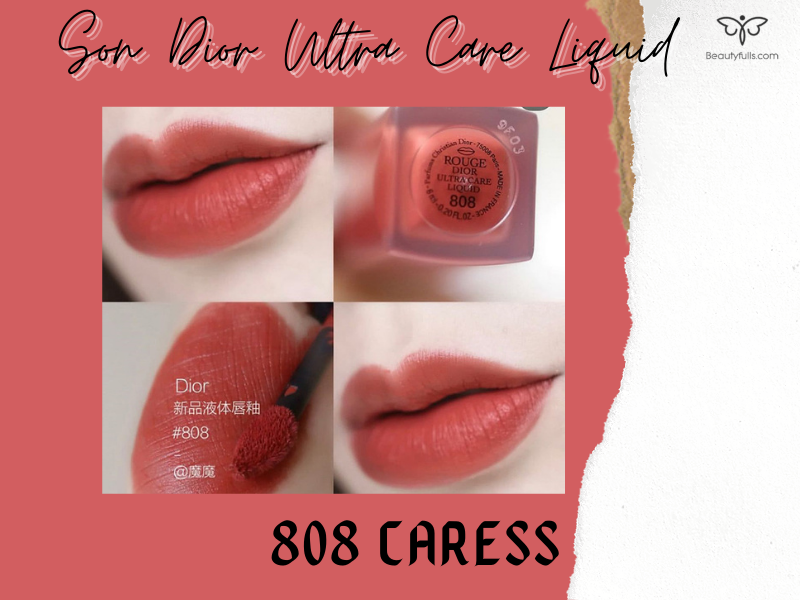 Son Dior Rouge Dior Ultra Care 808 Caress 32gr Pháp