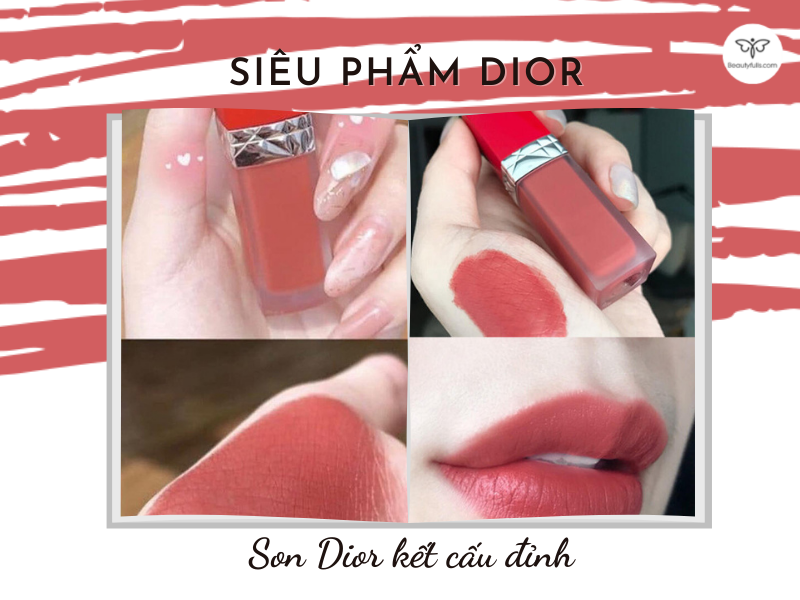 Son Dior 808Son Dior Ultra Care 808 Caress Hồng Cam 20192020