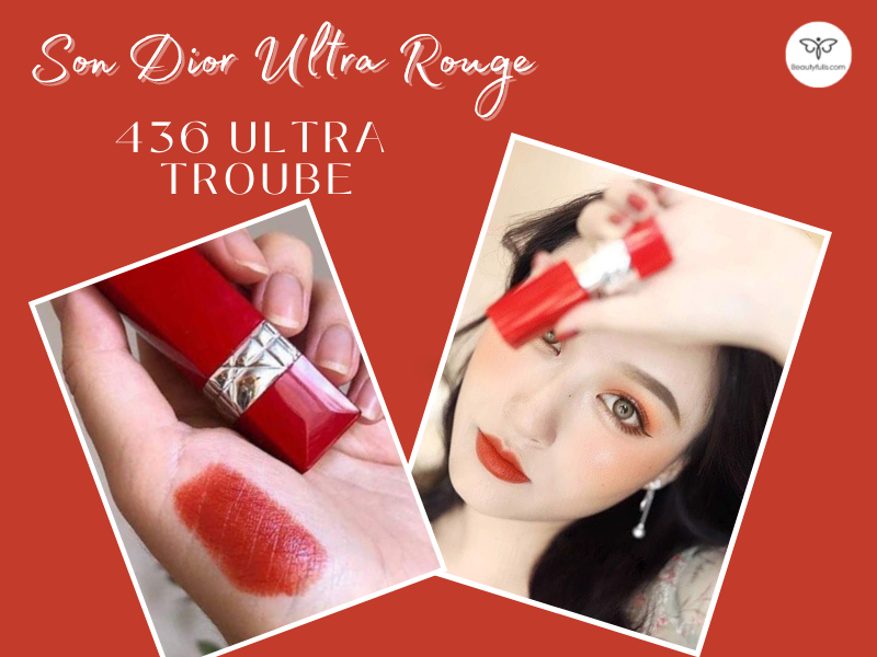 Son Dior 436 Ultra Trouble  Đỏ Gạch Ultra Rouge