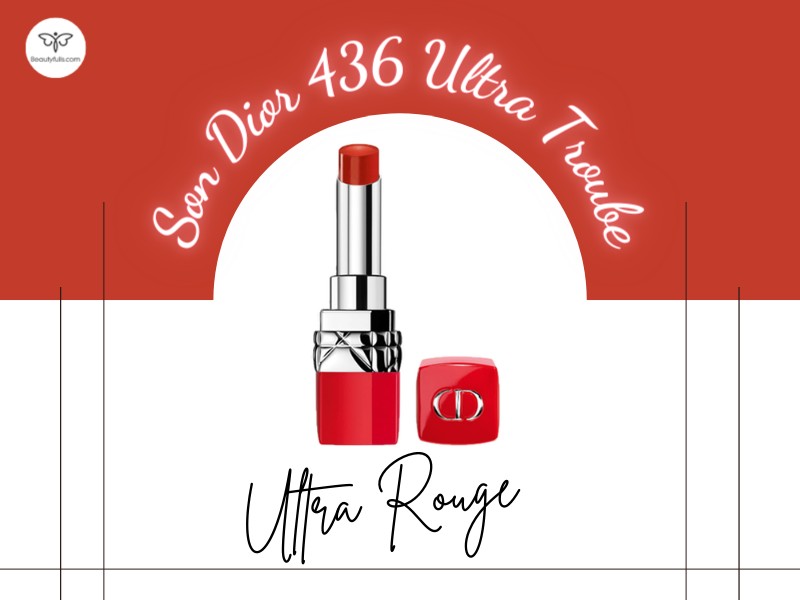 Son Dior Ultra Rouge 436 Vỏ Đỏ  Màu Đỏ Gạch  Vilip Shop  Mỹ phẩm chính  hãng