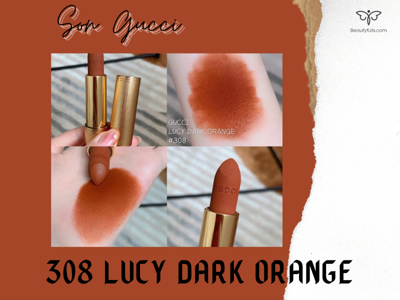 Son Gucci 308 Lucy Dark Orange