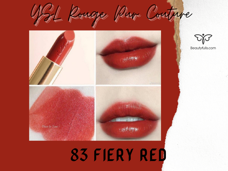 Son YSL 83 Fiery Red