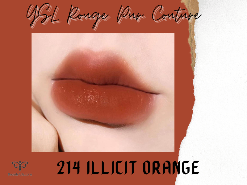 Son YSL Slim 214 Illicit Orange