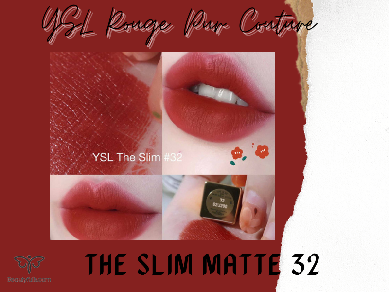 Son YSL Slim 32 Rouge Rage