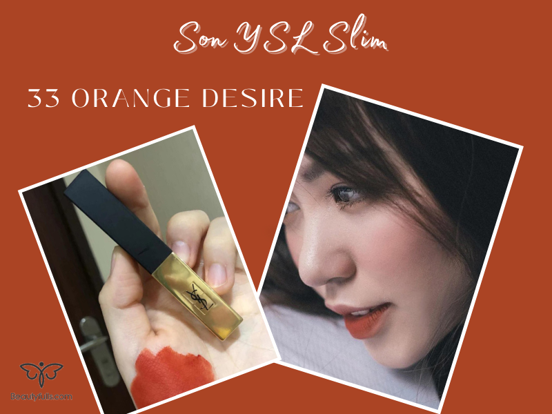 Son YSL Slim 33 Orange Desire