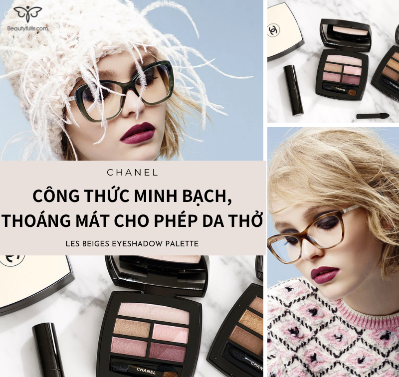 Phấn Mắt Chanel Les Beiges Eyeshadow Palette Tender 5 Màu