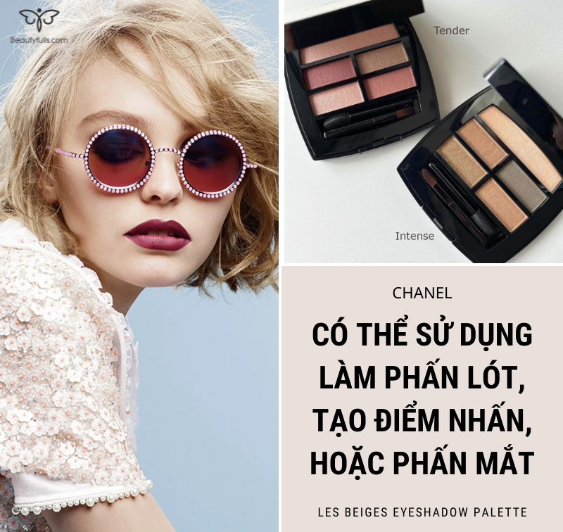 Phấn Mắt Chanel Les Beiges Eyeshadow Palette Tender 5 Màu