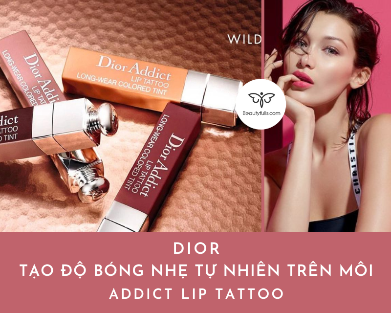 Son Dior Addict Lip Tattoo Màu 771 Natural Berry Tint  Thế Giới Son Môi