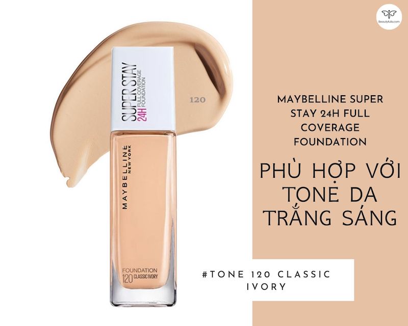 Kem nền Maybelline Superstay 120 Classic Ivory