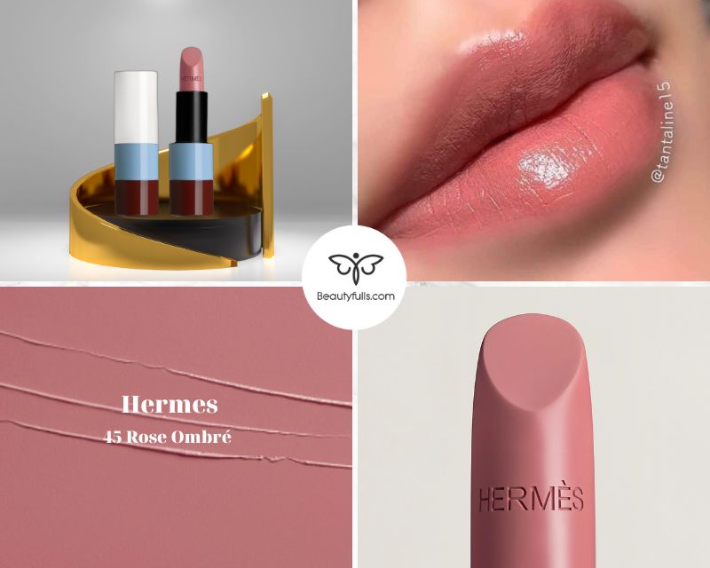 Hermes Lipstick Review  Beige Kalahari 13 & Corail Flamingo 36 Swatch