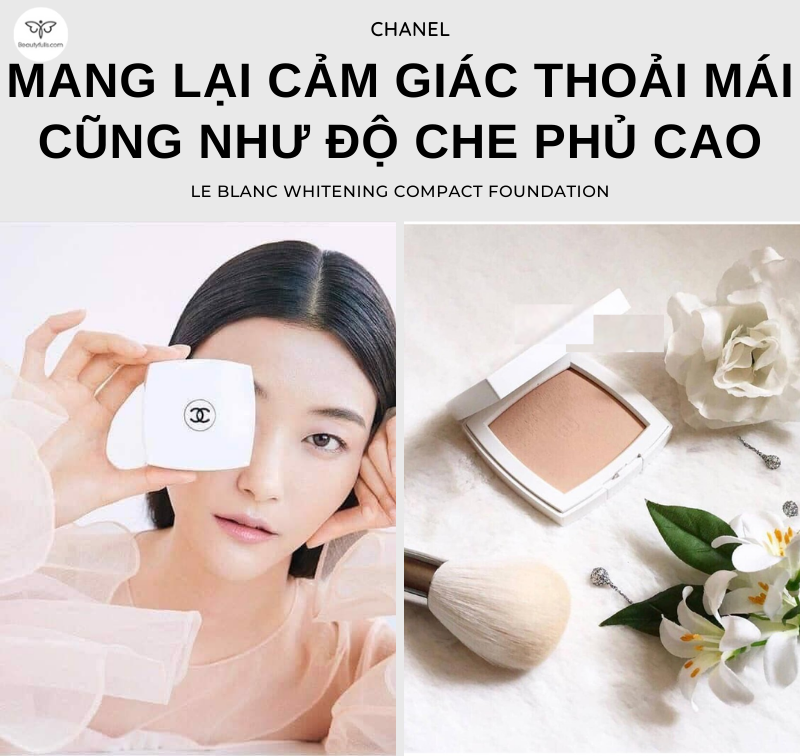Phấn Phủ Chanel Le Blanc Tone 21 Whitening Compact Foundation SPF 25/ PA+++  12g