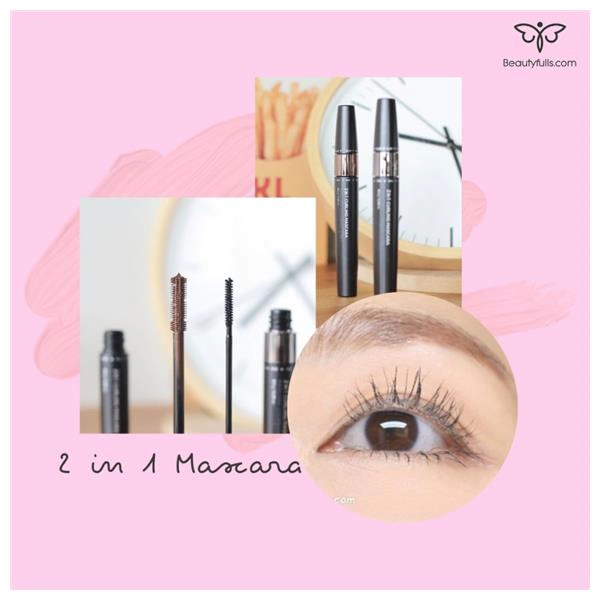 2 in 1 curling mascara the face shop