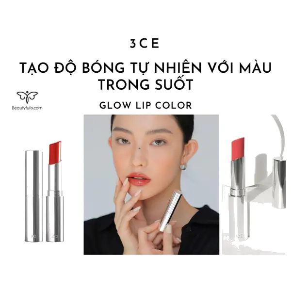 3ce glow lip color