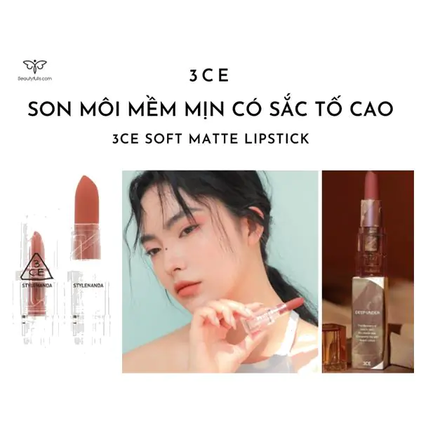 3ce soft matte lipstick