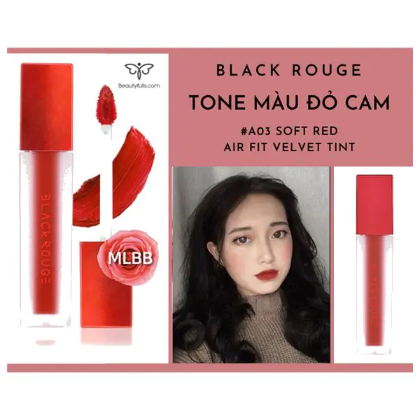 black rouge a03 soft red