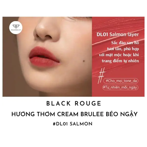 black rouge dl01 salmon layer