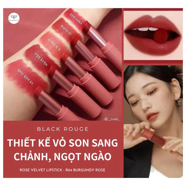 black rouge đỏ nâu