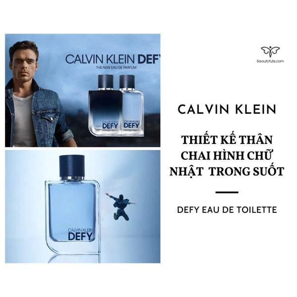 Nước Hoa Calvin Klein Defy 50ml Eau de Toilette Cho Nam