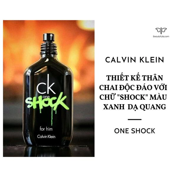 Nước Hoa Nam Calvin Klein CK One Shock EDT Chính Hãng