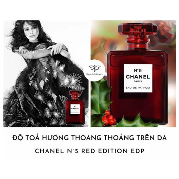 Nước Hoa Chanel Đỏ N5 Red Edition EDP 100ml Nữ Chính Hãng