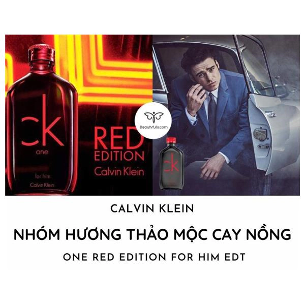 Nước Hoa CK One Red Edition For Him EDT Calvin Klein 50ml