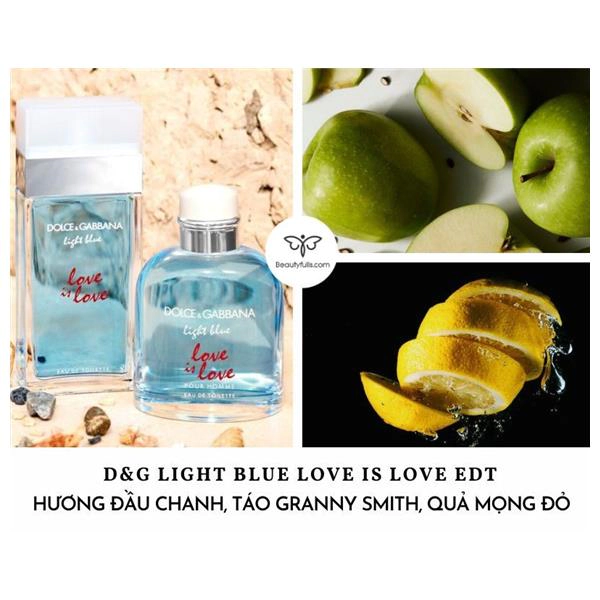 d&g light blue love is love nữ