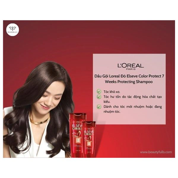 Dầu Gội Loreal Elseve Color Protect 7 Weeks Protecting