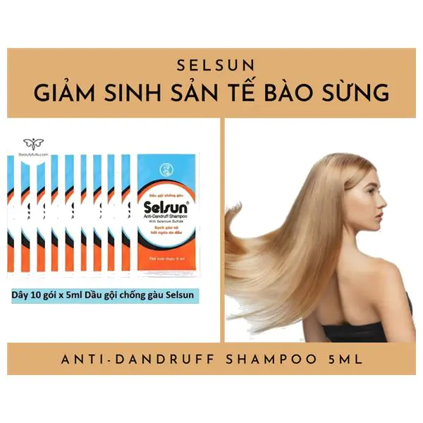 Dầu Gội Selsun Gói Anti-Dandruff Shampoo 5ml 