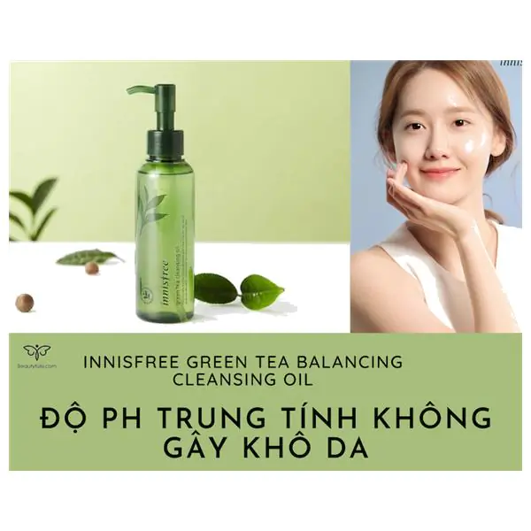 Dầu Tẩy Trang Innisfree Green Tea Balancing Cleansing Oil