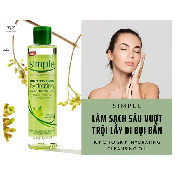 Dầu Tẩy Trang Simple Kind To Skin Hydrating