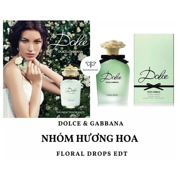 dolce & gabbana floral drops eau de toilette