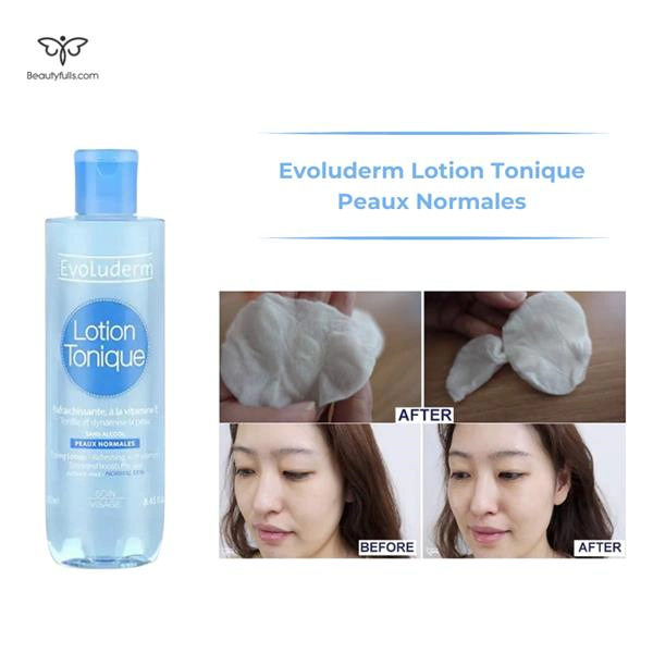 evoluderm peaux normales lotion