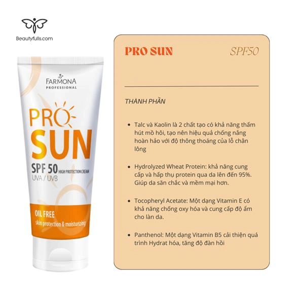 Farmona Professional Pro Sun High Protection Cream SPF 50