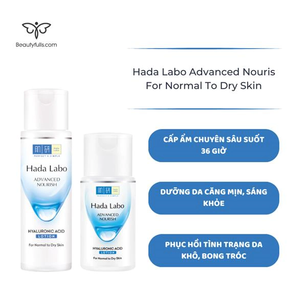 hada labo advanced nourish hyaluron lotion dry skin