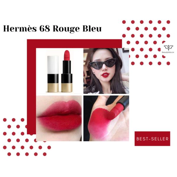 Hermes 68 màu đỏ thuần màu son hermes đẹp nhất