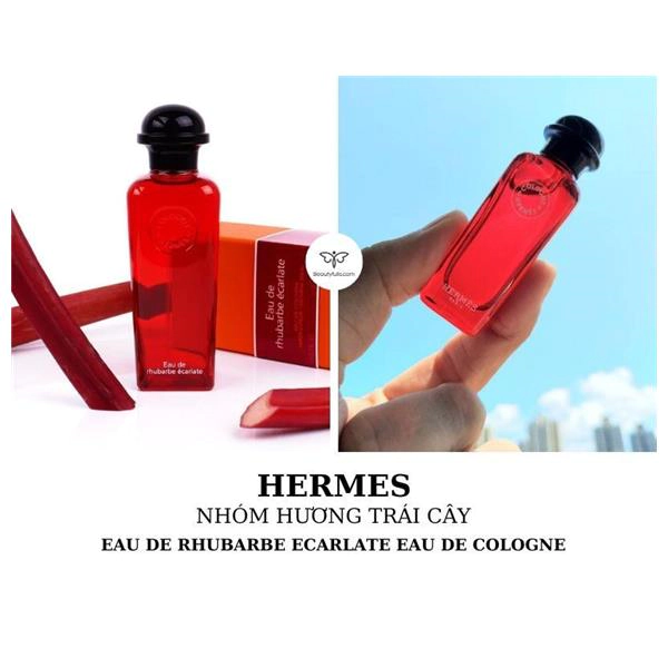 HERMES “Eau de rhubarbe ecarlate  BALM “