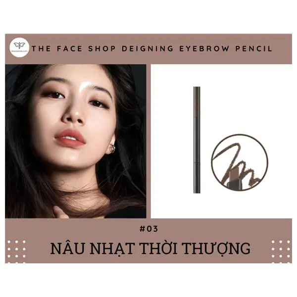 Kẻ Mày The Face Shop 04 Designing Eyebrow Pencil 