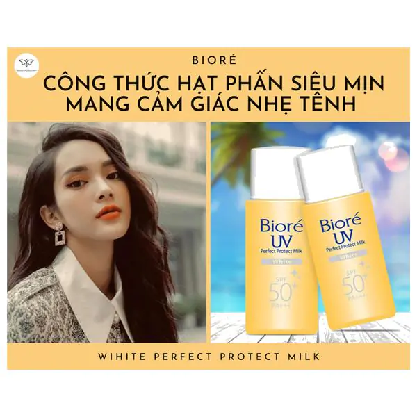 kem chống nắng biore perfect protect milk
